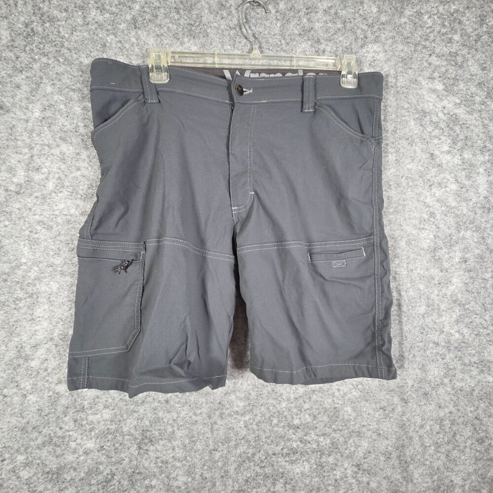 Wrangler Men's Utility Cargo Shorts Gray Size 38